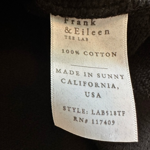 Frank & Eileen NWOT Effie Funnel Neck Capelet Black Size S - Picture 7 of 7